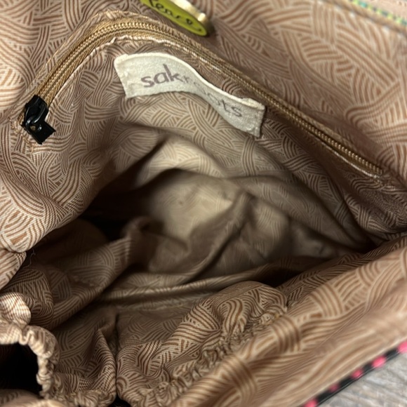 Sakroots Artist Circle Small Flap Messenger Bag -Rainbow Spirit Desert - Picture 4 of 8